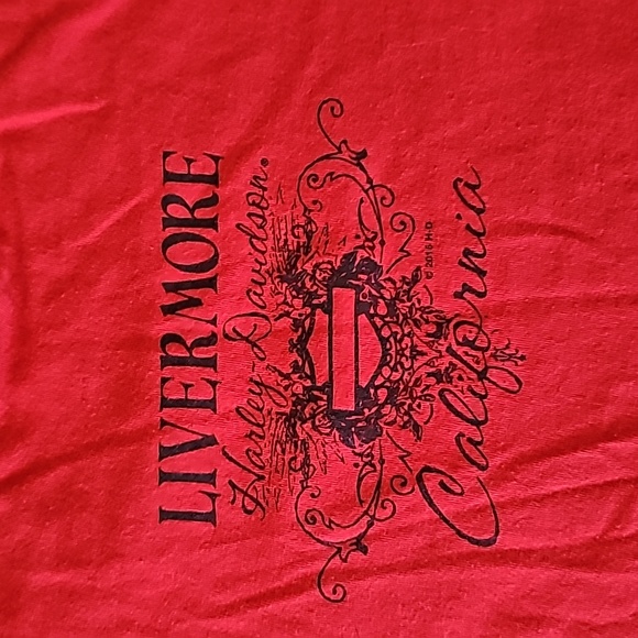 STUNNING RED BLING  HARLEY DAVIDSON LIVERMORE - Picture 9 of 11